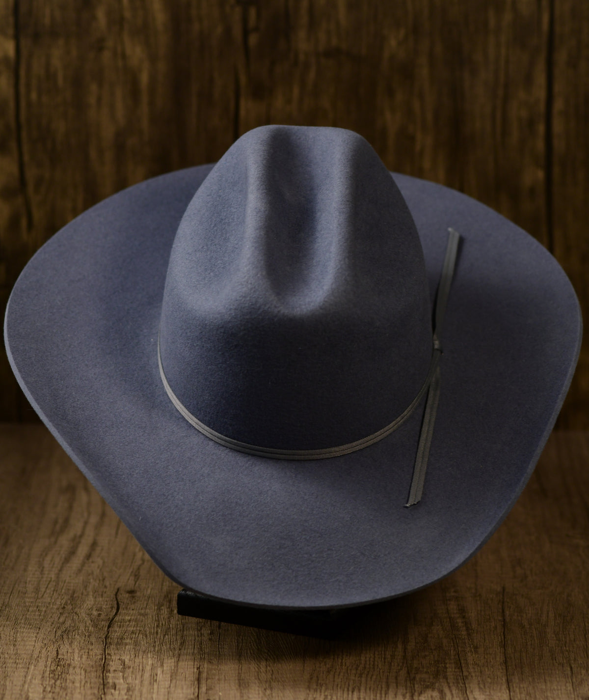 Steel Grey Western Weight Rabbit Fur Cowboy Hat