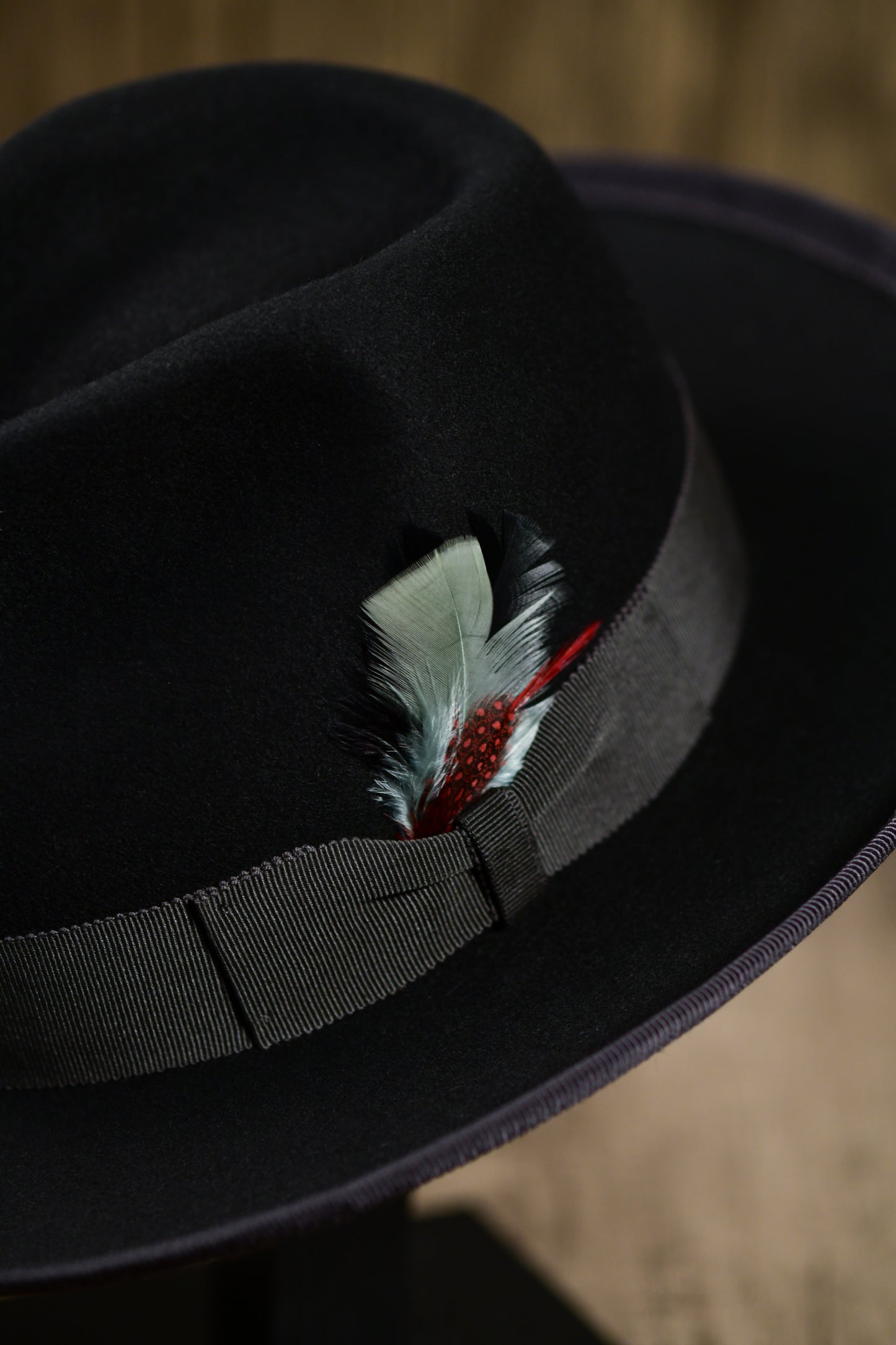 Black Beaver Fur Fedora