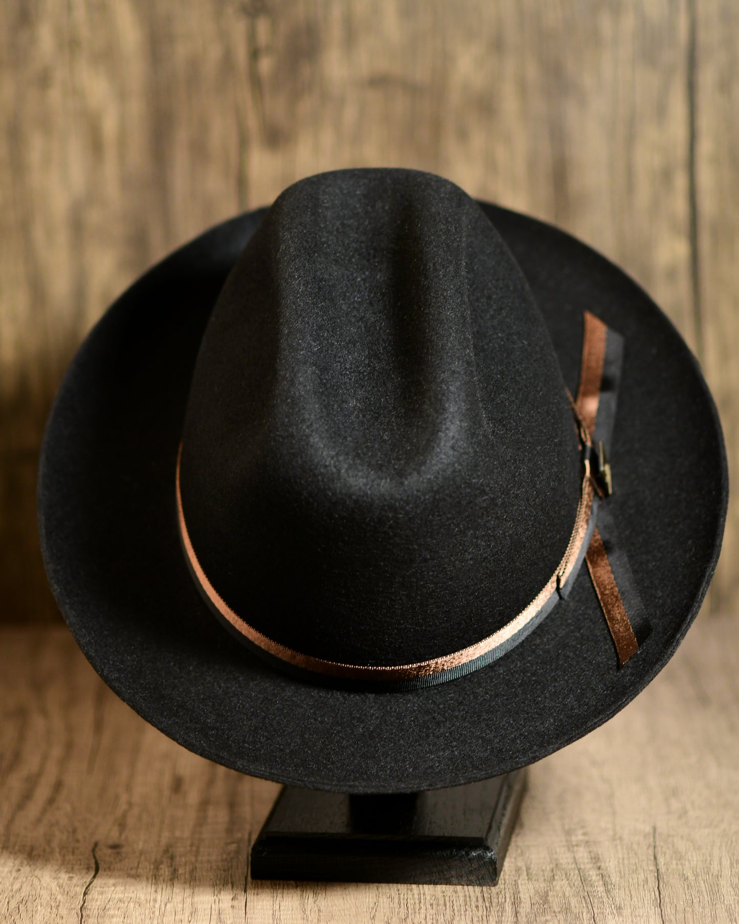 Black Rabbit Fur Fedora