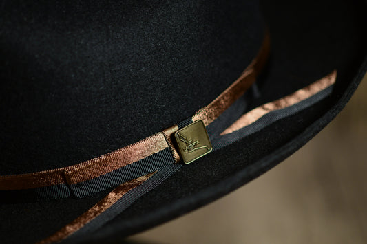 Black Rabbit Fur Fedora