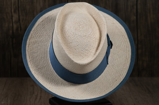 Natural Panama Straw Fedora