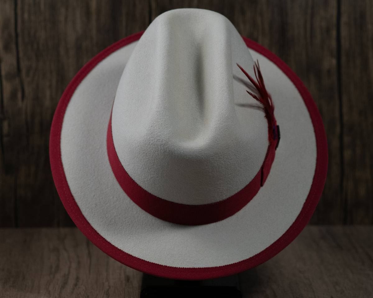 Bone 5 inch Rabbit Fur Fedora