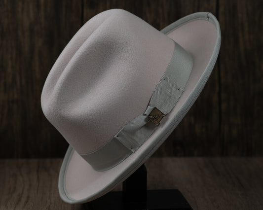 Bone Rabbit Fur Fedora