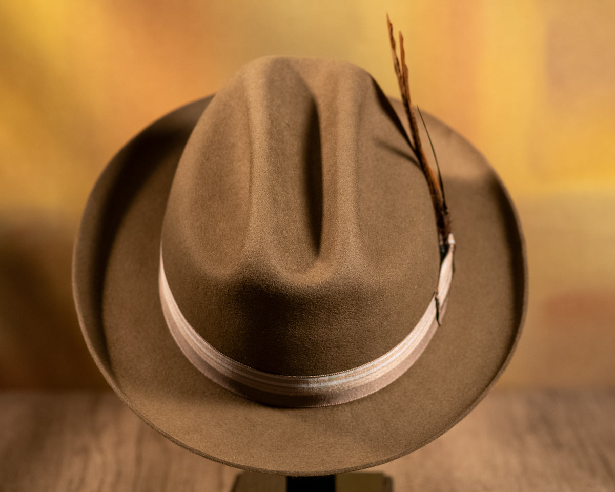 Pecan Dress Beaver Fur Fedora