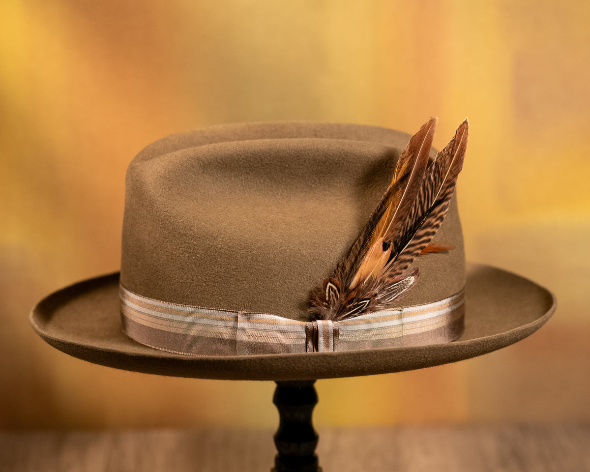 Pecan Dress Beaver Fur Fedora