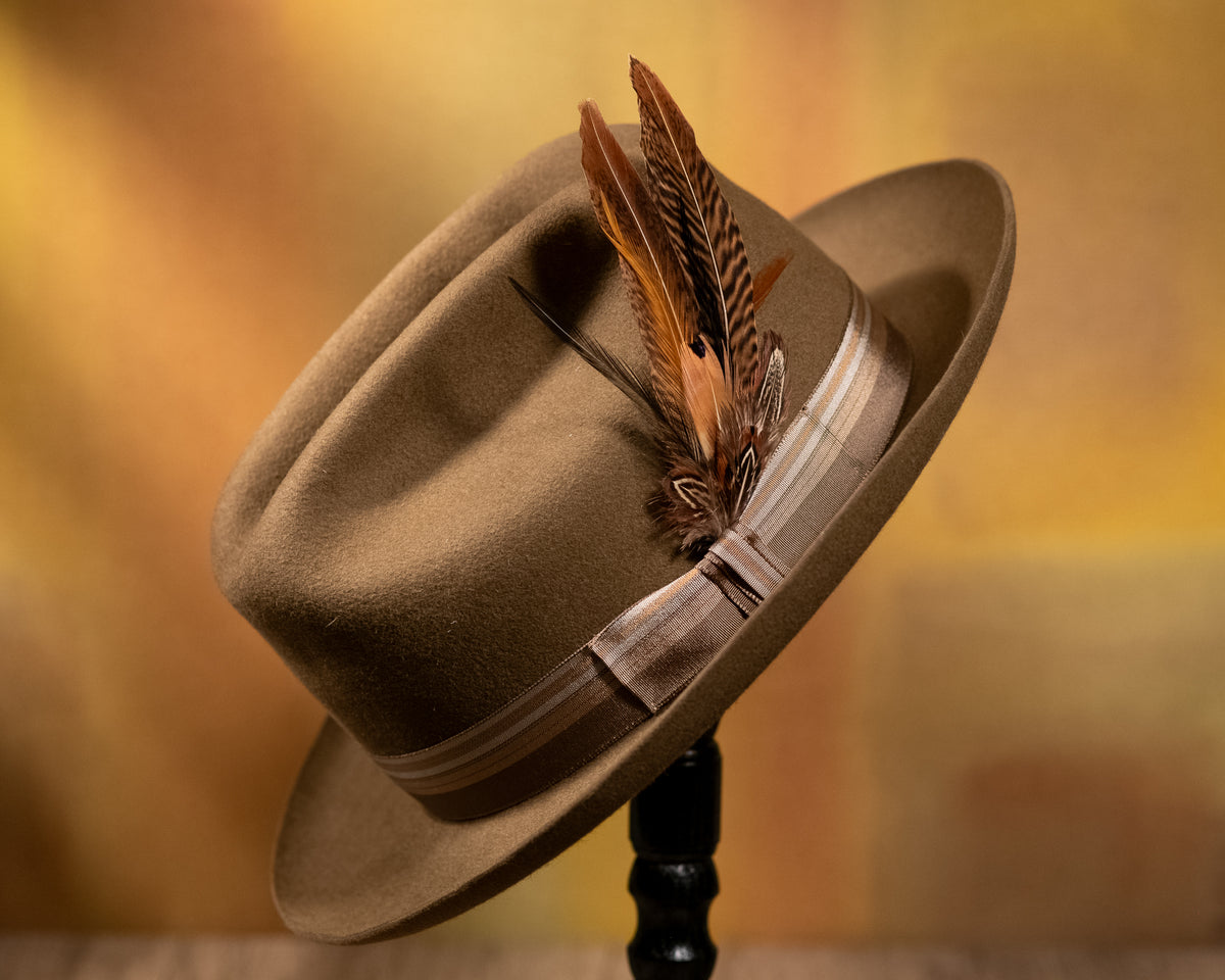 Pecan Dress Beaver Fur Fedora