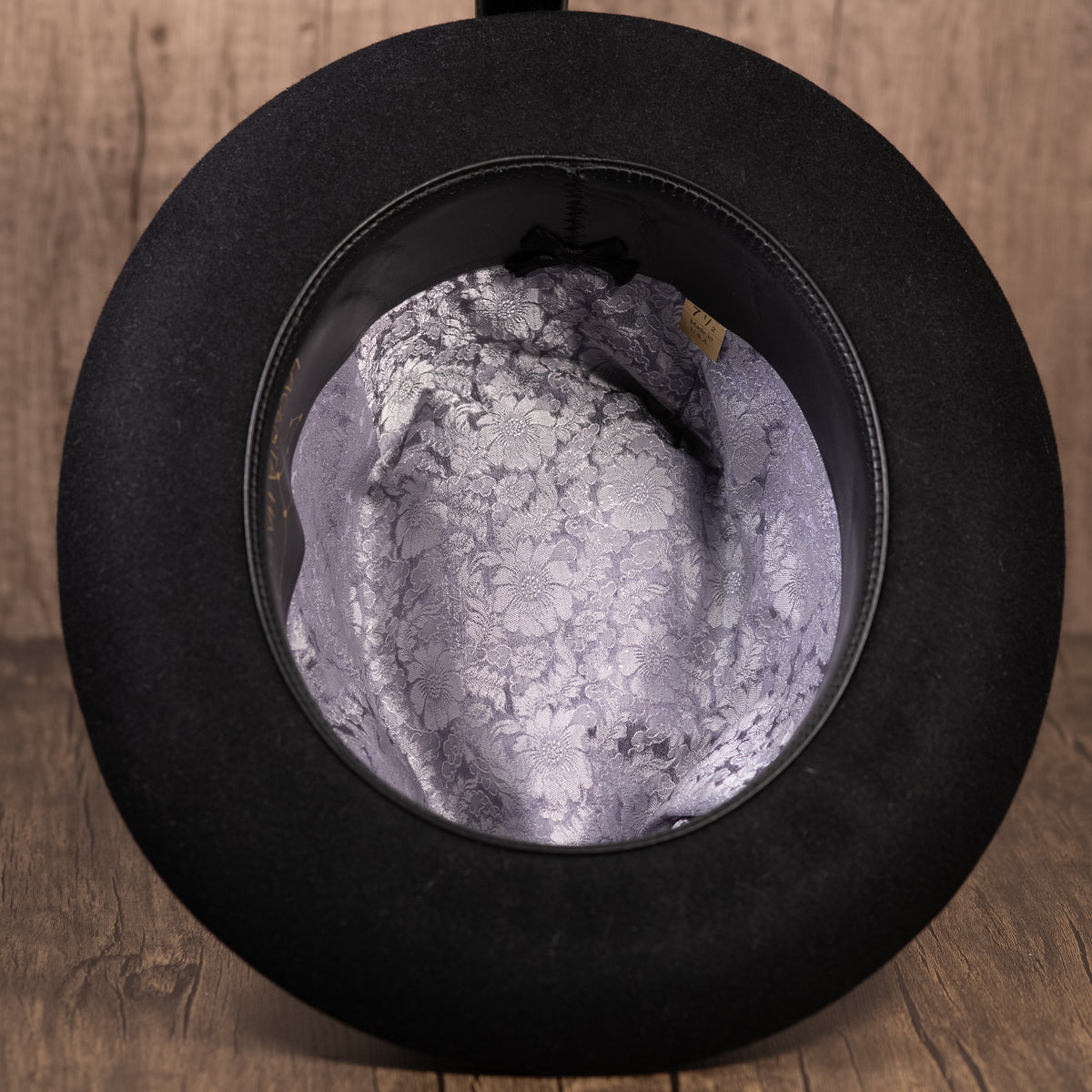 Black Western Weight Rabbit Fur Fedora