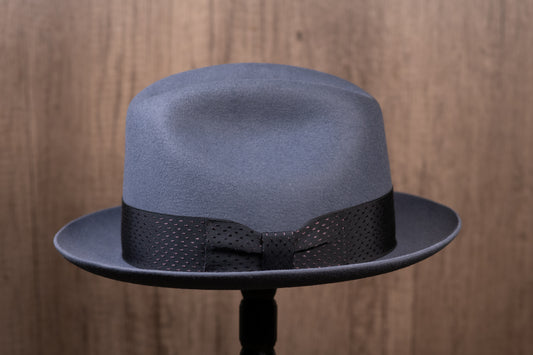 Steel Grey Rabbit Fur Felt