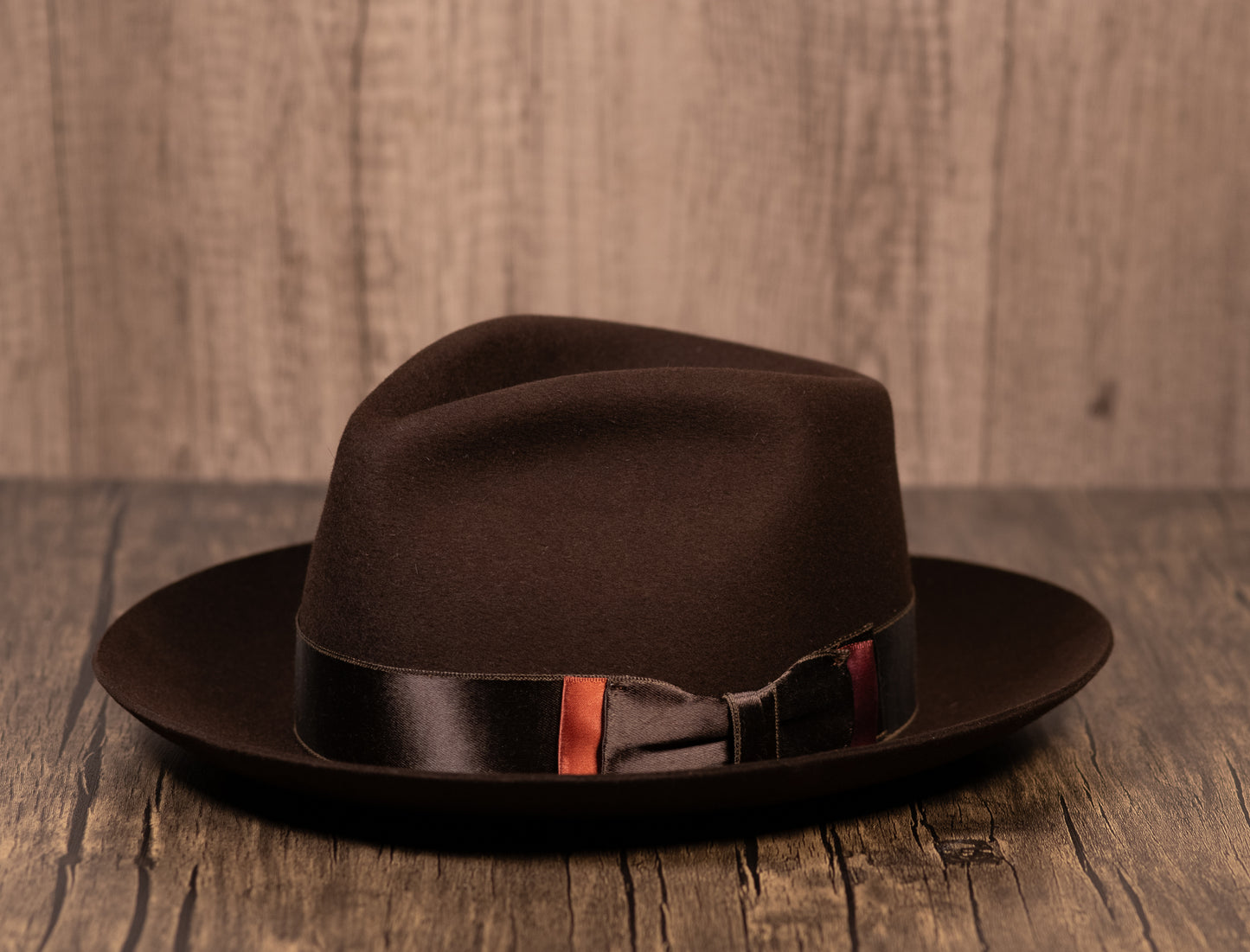 Dark Brown Beaver Fur Fedora