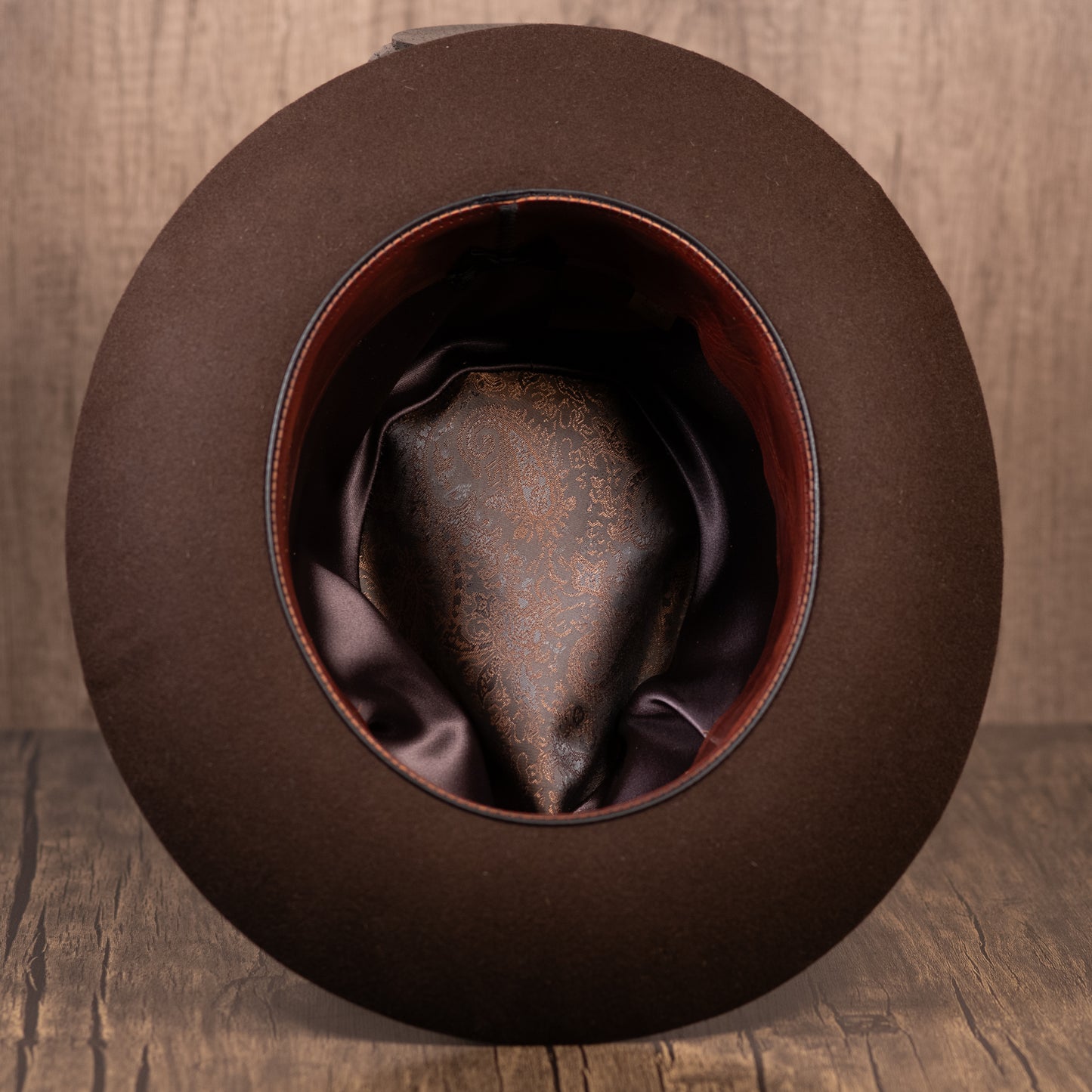 Dark Brown Beaver Fur Fedora