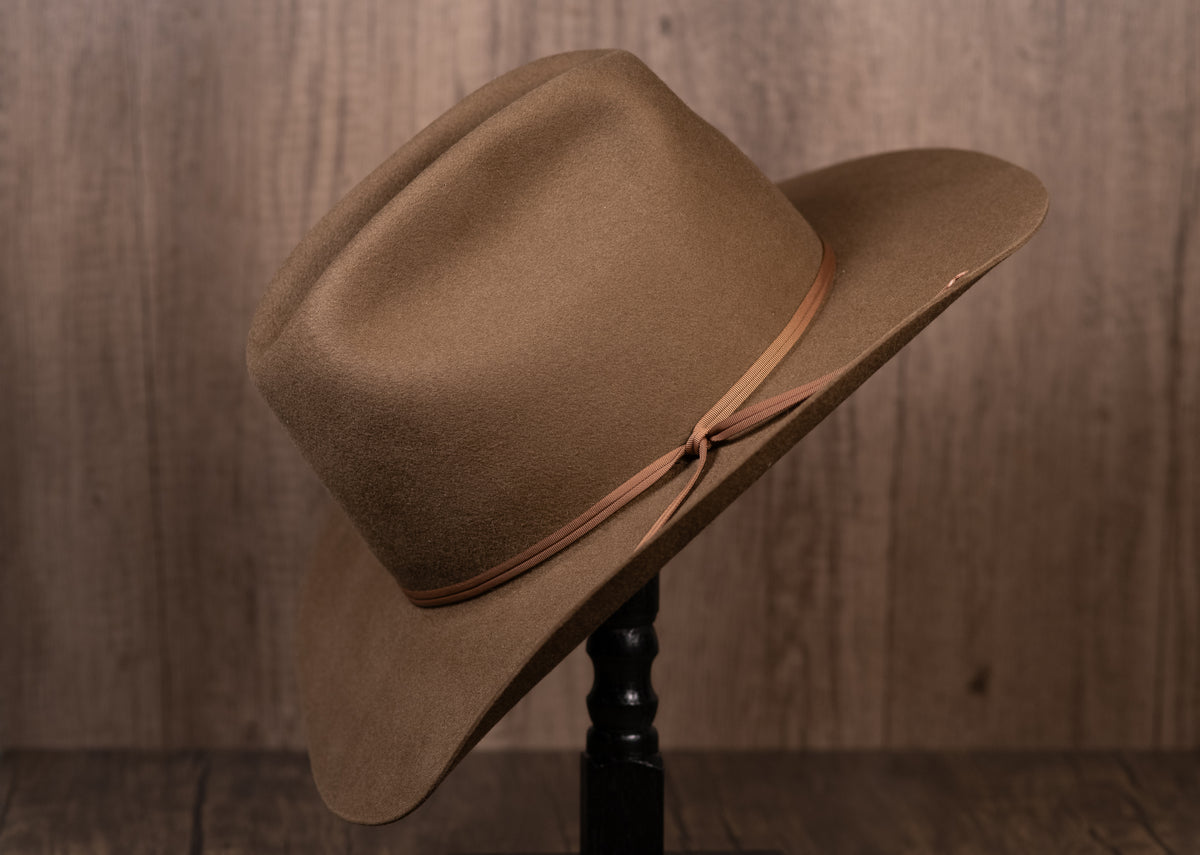 Pecan Beaver Fur Cowboy Hat