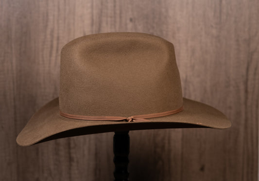 Pecan Beaver Fur Cowboy Hat