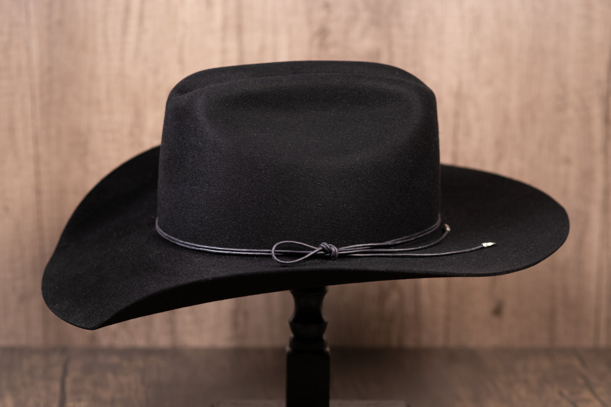 Black Beaver Fur Cowboy Hat