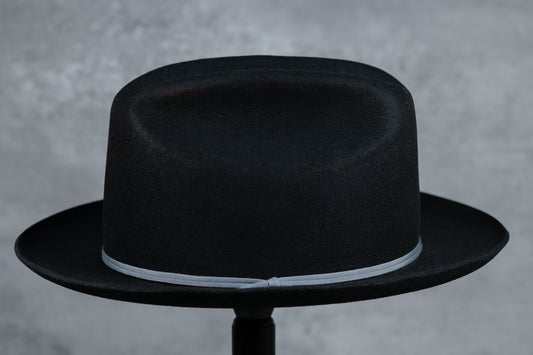 Black Rabbit Fur Fedora