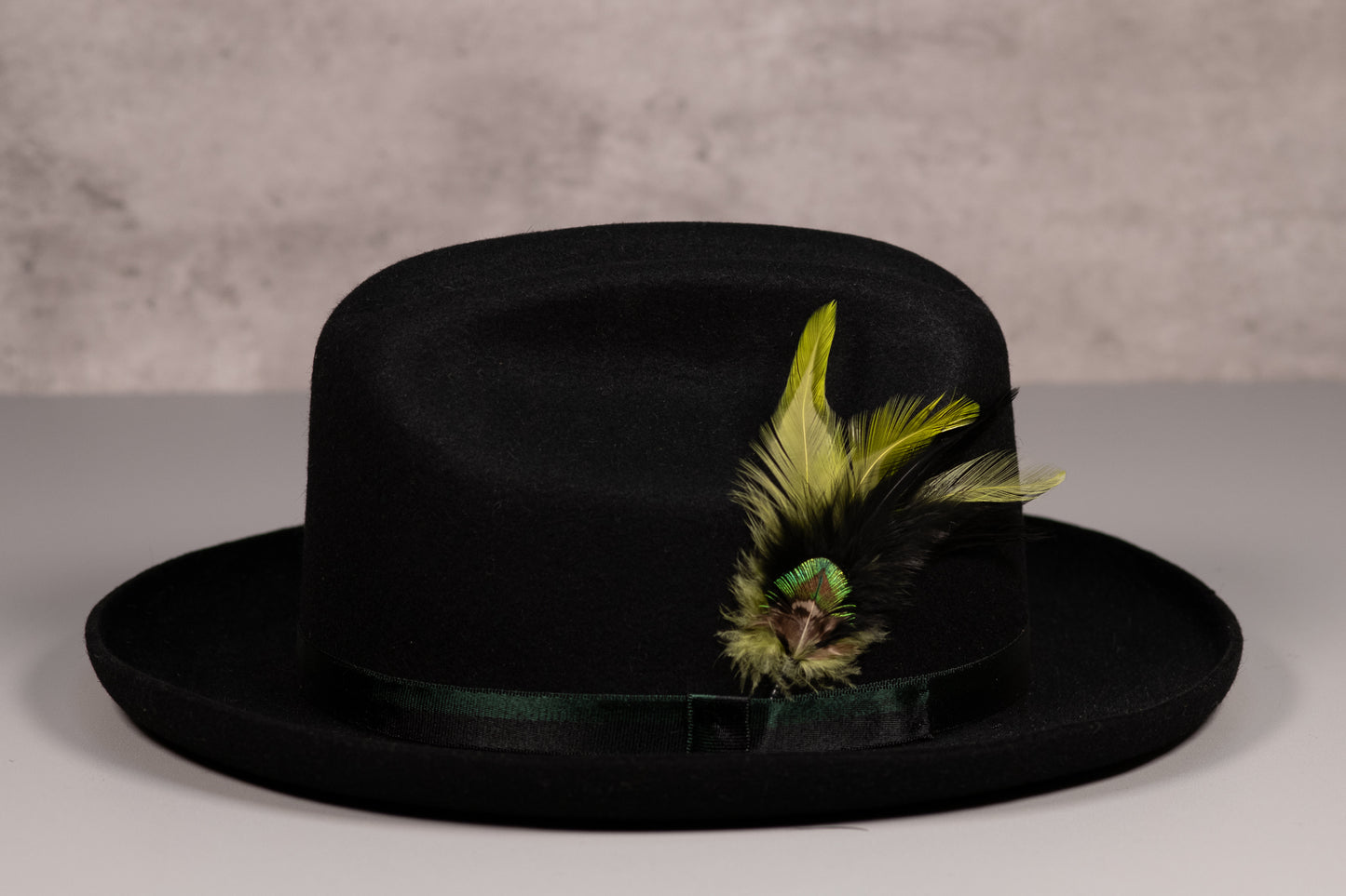 Black Rabbit Fur Fedora