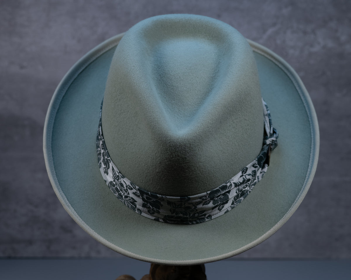 Willow Teardrop Rabbit Fur Fedora