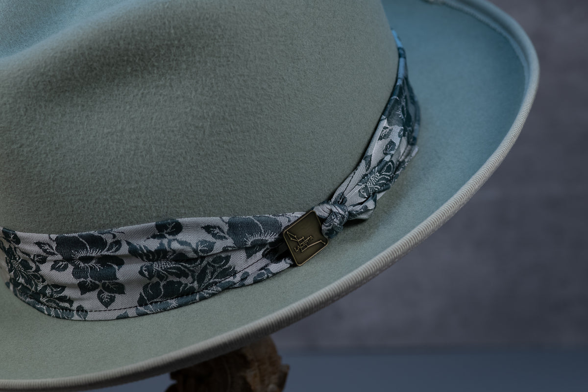 Willow Teardrop Rabbit Fur Fedora
