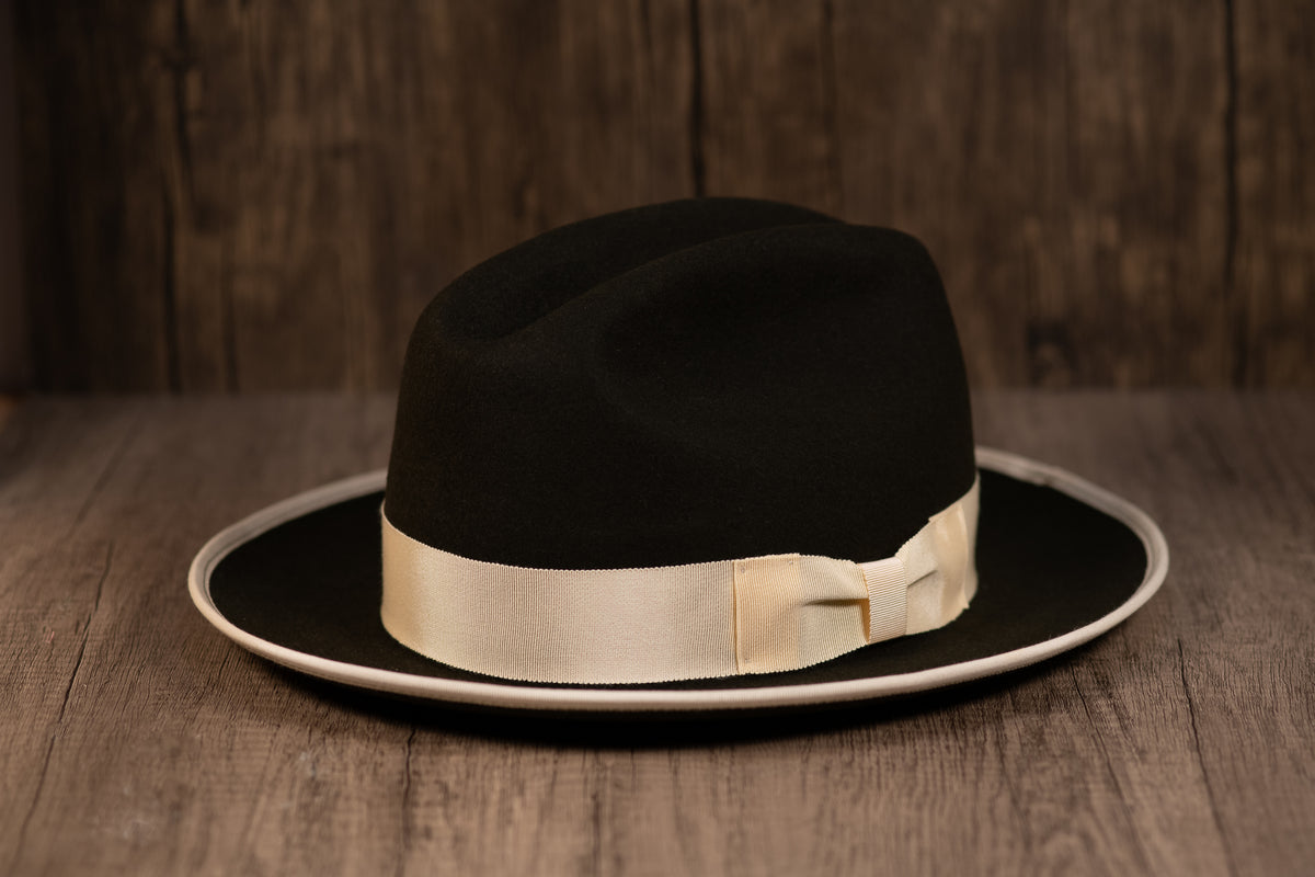 Olive Dress Weight Rabbit Fur Fedora