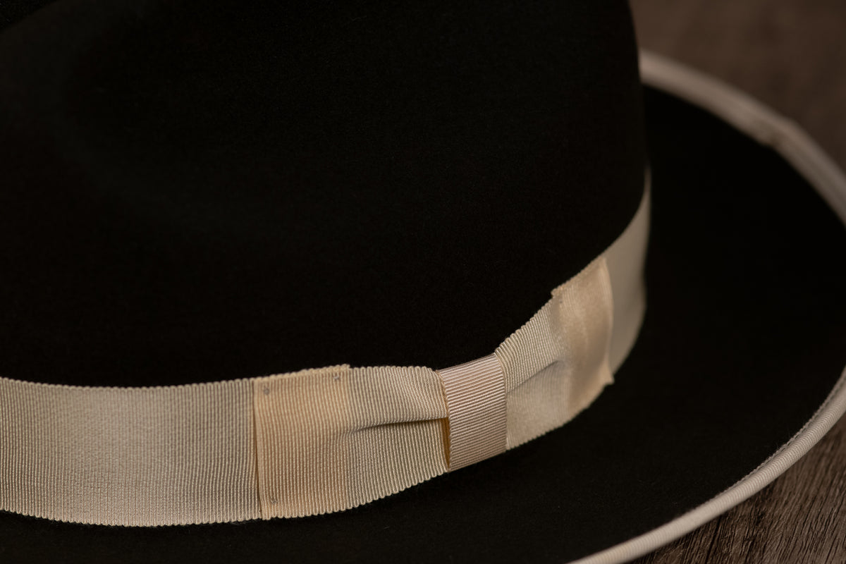 Olive Dress Weight Rabbit Fur Fedora