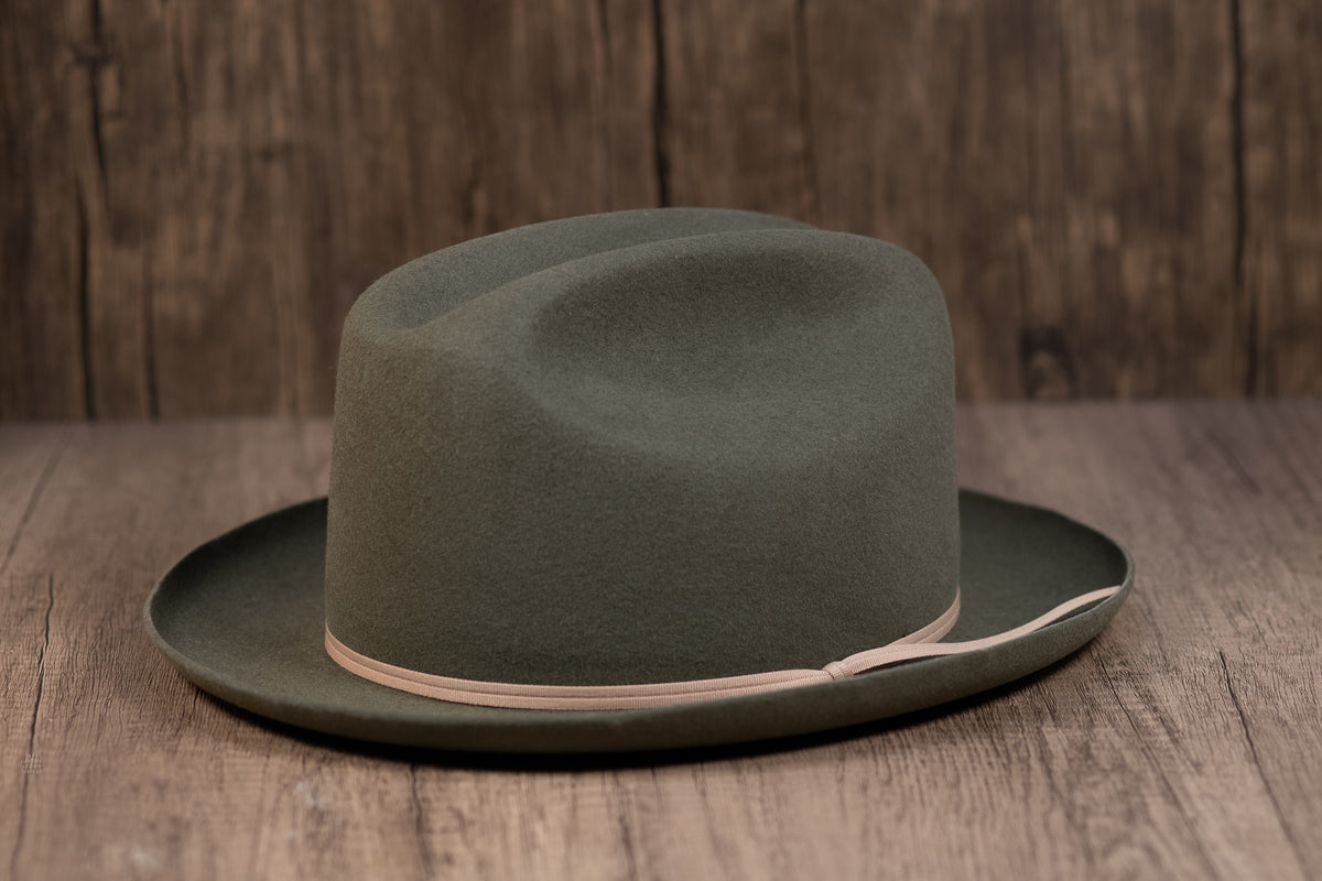 Military Dress Weight Rabbit Fur Fedora