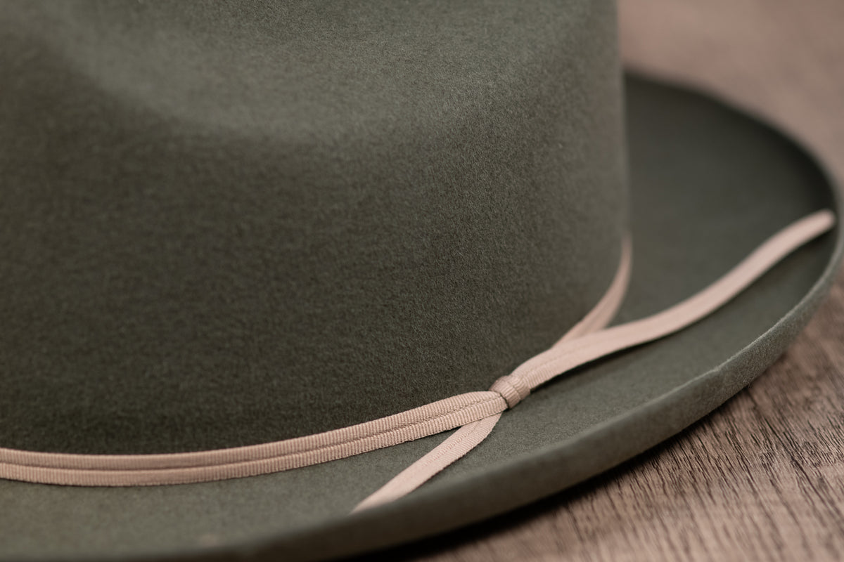 Military Dress Weight Rabbit Fur Fedora