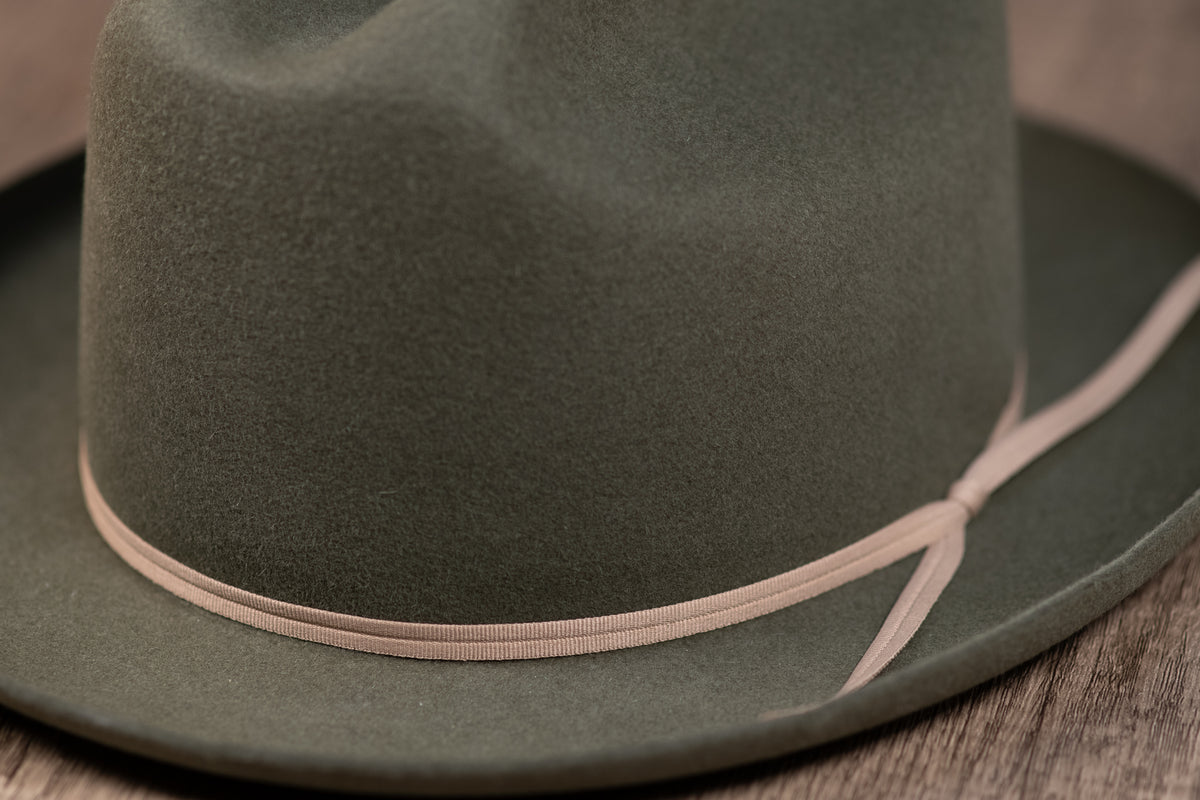 Military Dress Weight Rabbit Fur Fedora