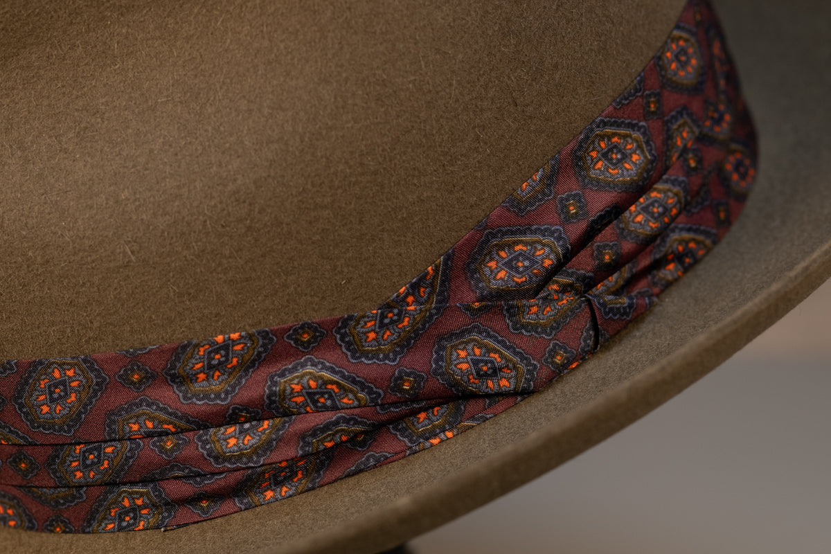 Dark Grey Teardrop Rabbit Felt Fedora