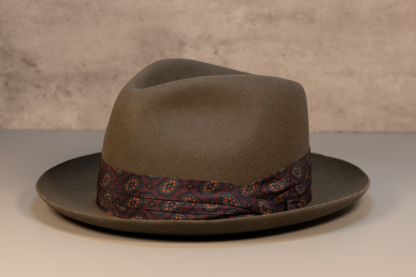 Dark Grey Rabbit Felt Fedora