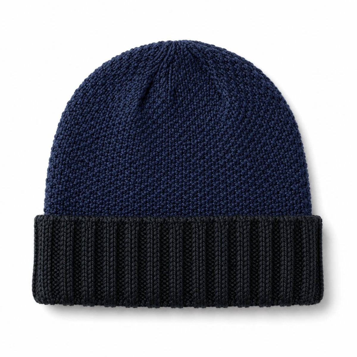 Alpaca Trail Cuff Beanie - Ocean Blue