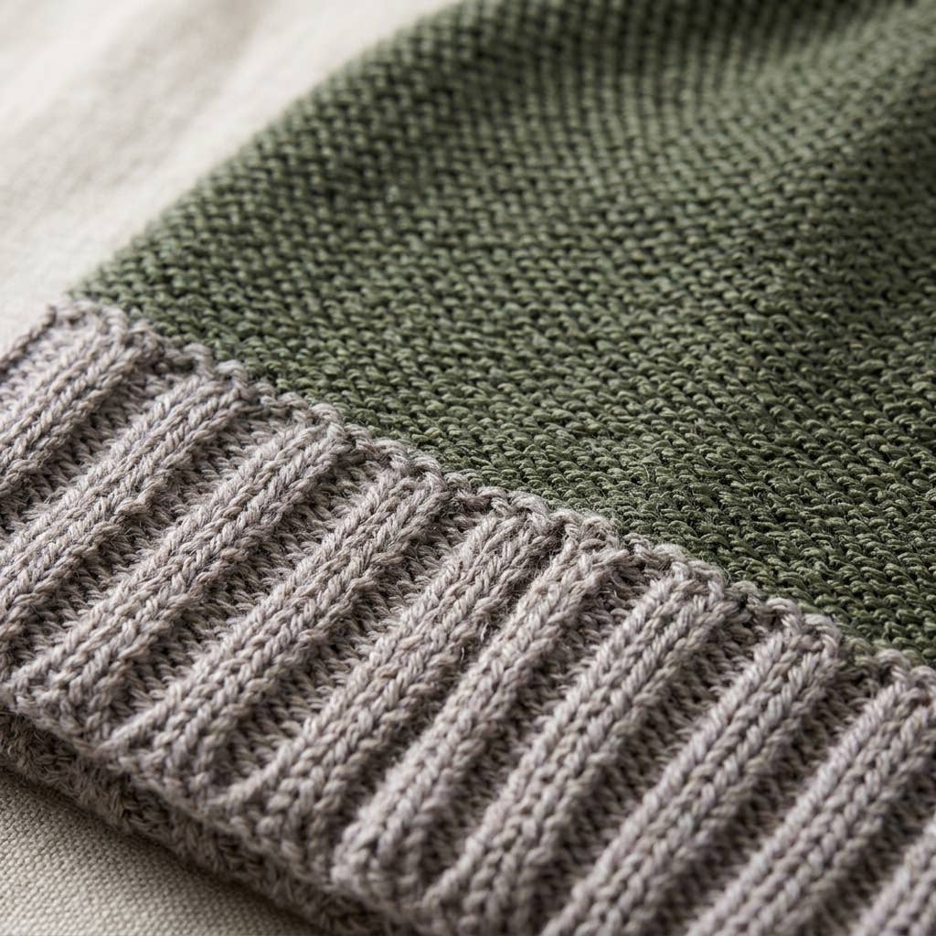 Alpaca Trail Cuff Beanie - Olive