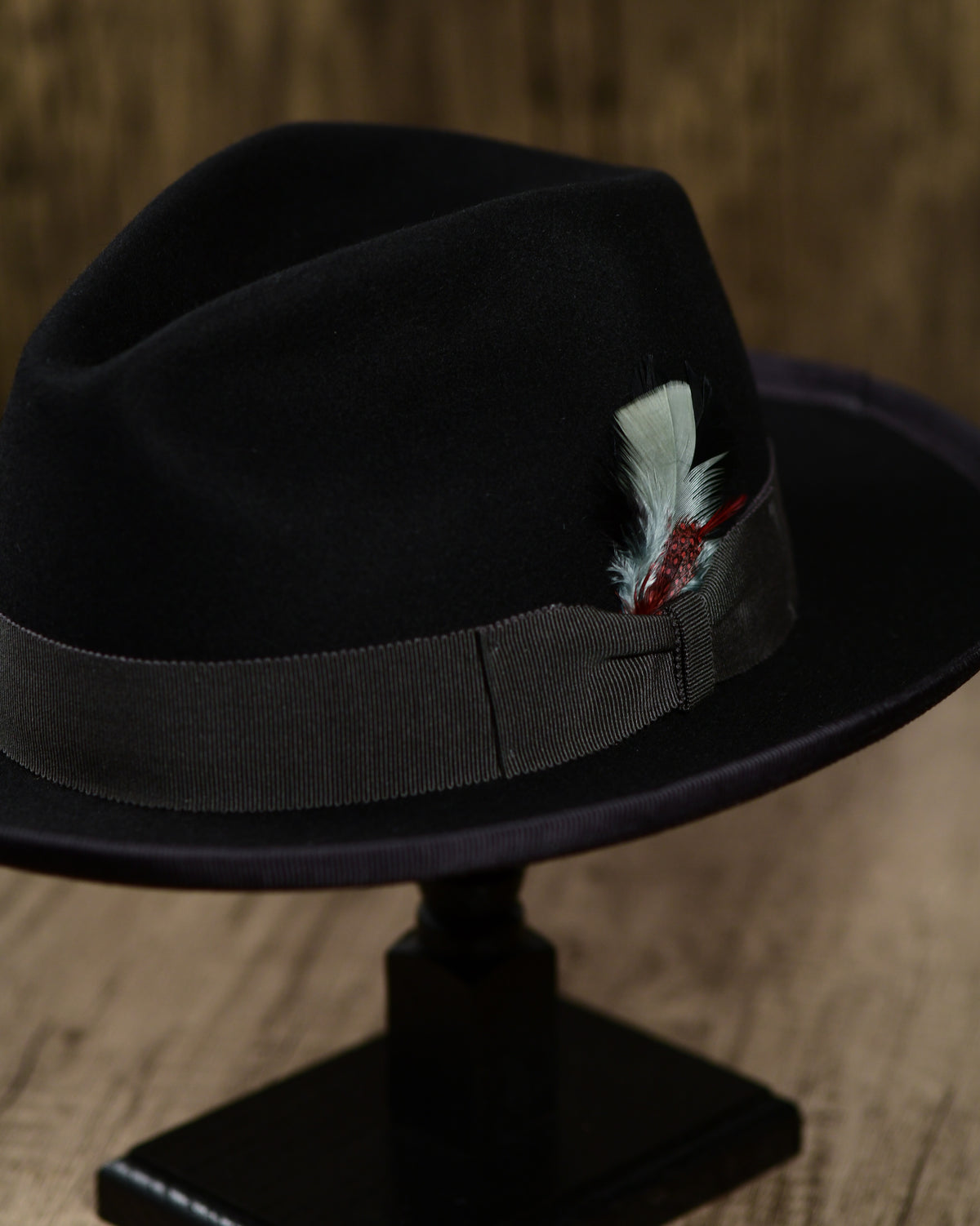 Black Beaver Fur Fedora