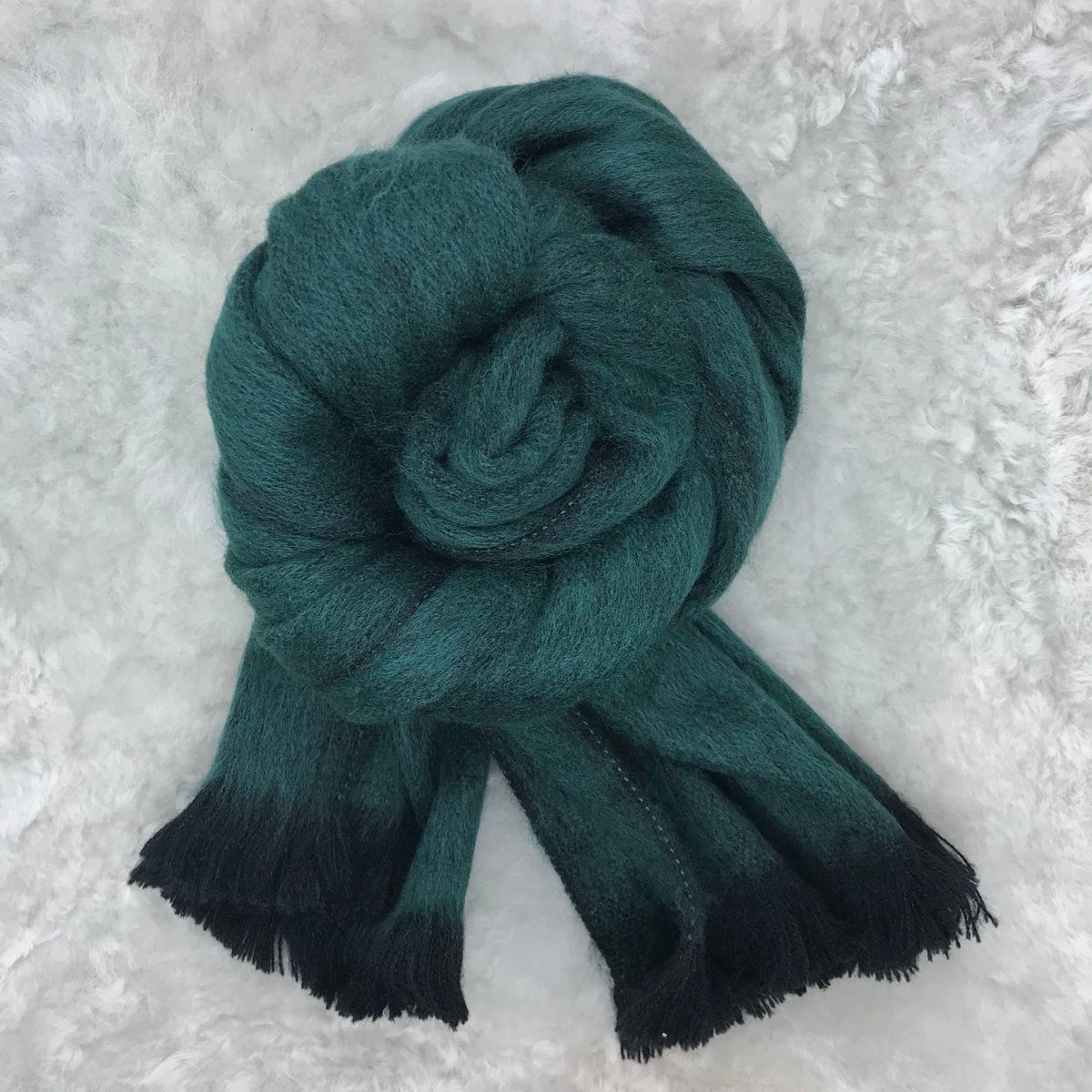 Emerald Isle Woven Alpaca Scarf