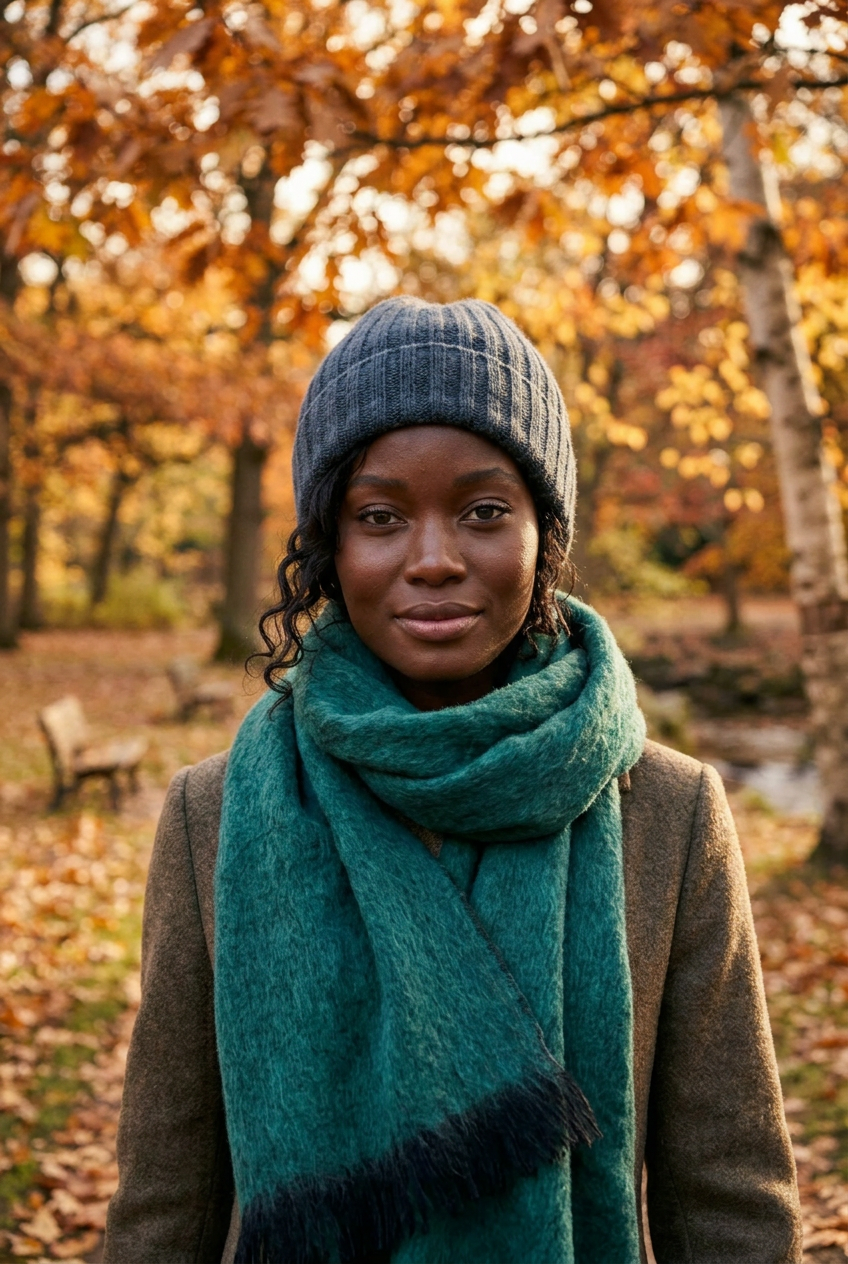 Emerald Isle Woven Alpaca Scarf