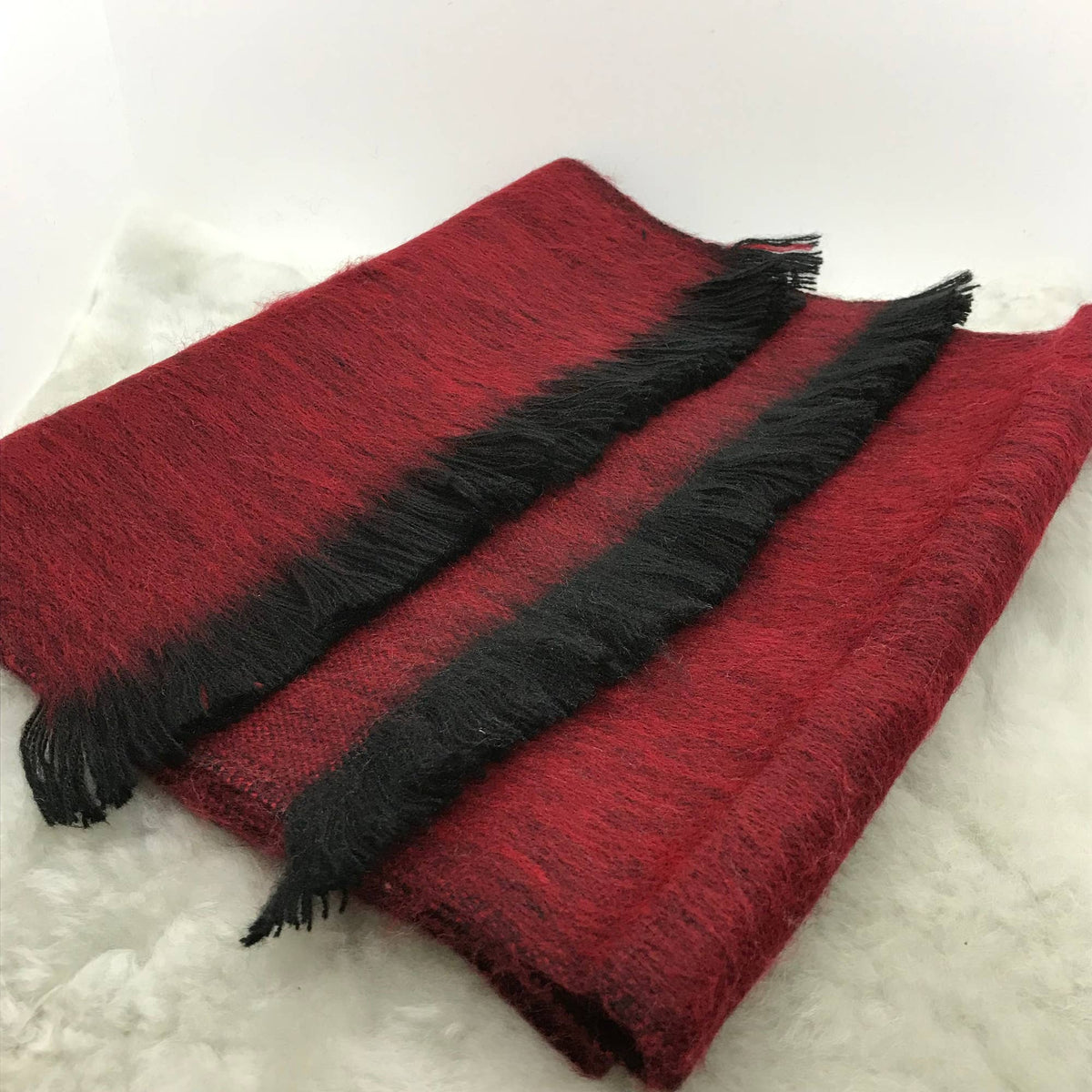 Ruby Nights Woven Alpaca Scarf