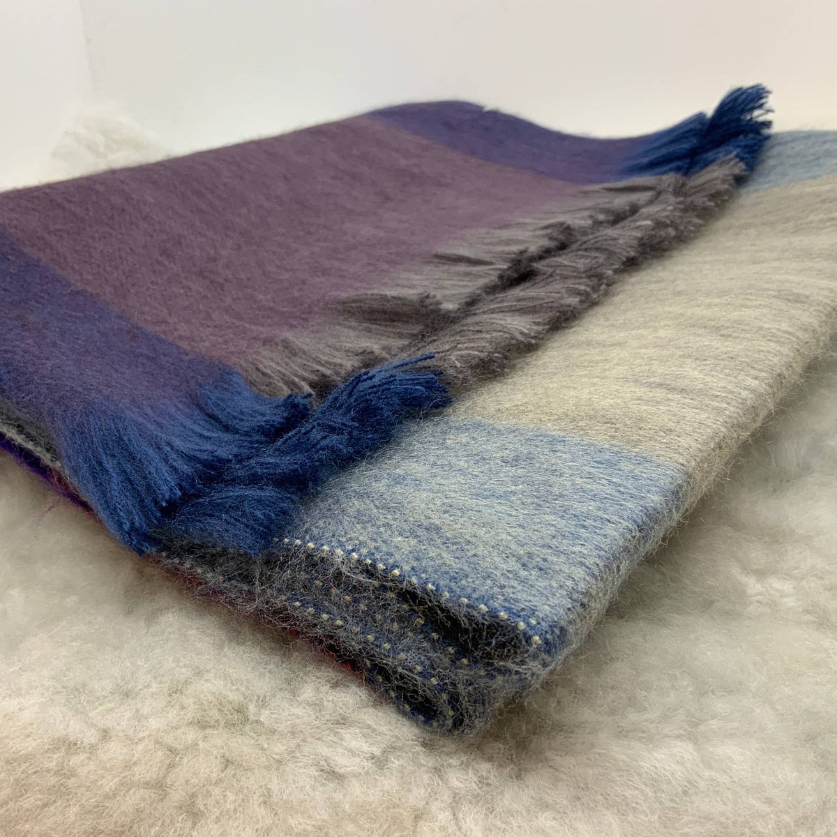 Stormy Glen Woven Alpaca Scarf