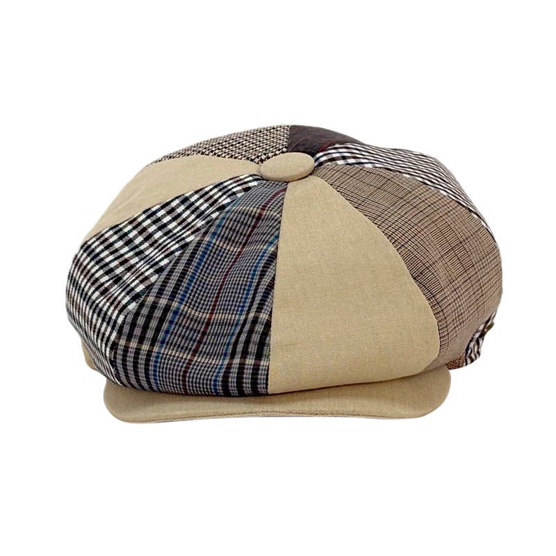 Classic Patch Work Newsboy Cap by Epoch Hat Co