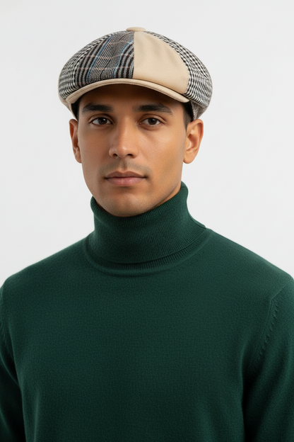 Classic Patchwork Newsboy Cap by Epoch Hat Co