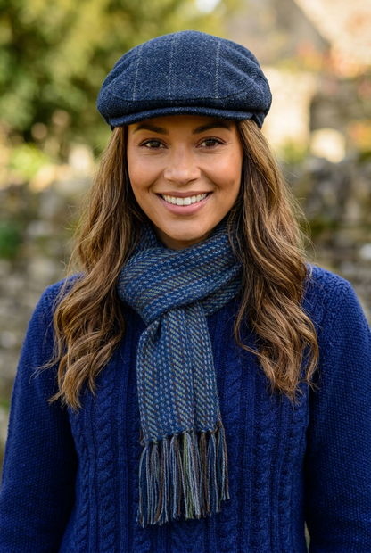 Grey Irish Tweed Trinity Cap