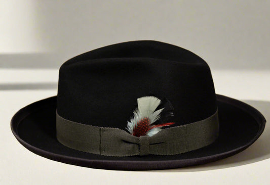 Black Beaver Fur Fedora
