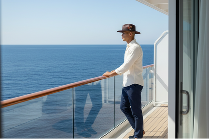 Chocolate Brown Panama Fedora