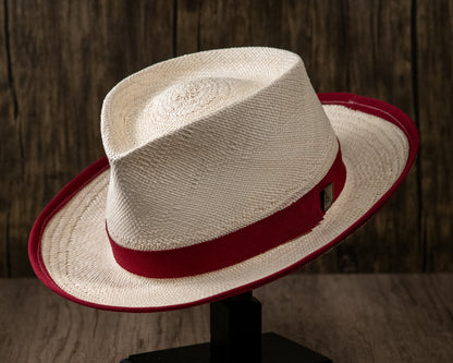 Natural Panama Straw Fedora