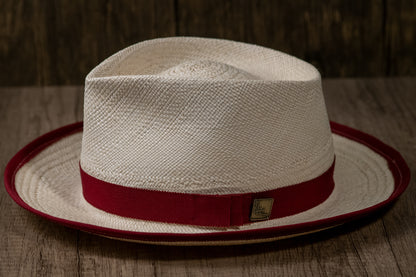Natural Panama Straw Fedora