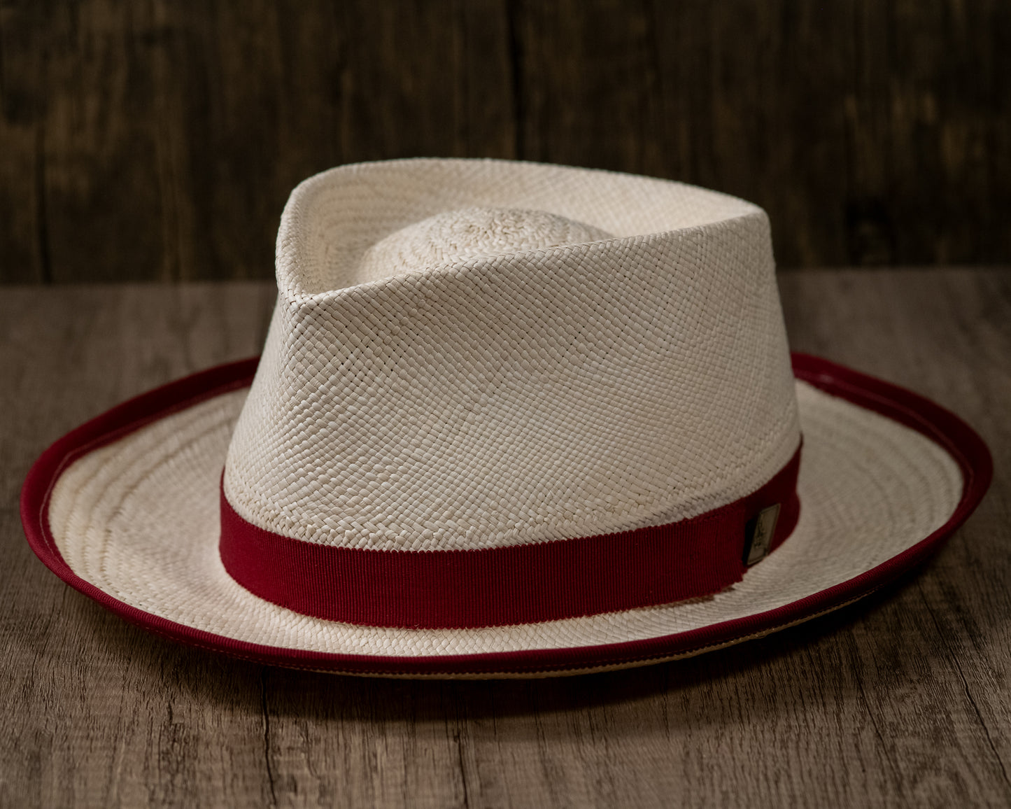 Natural Panama Straw Fedora