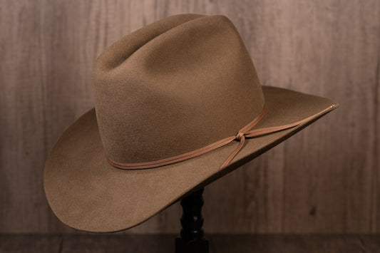 Pecan Beaver Fur Cowboy Hat