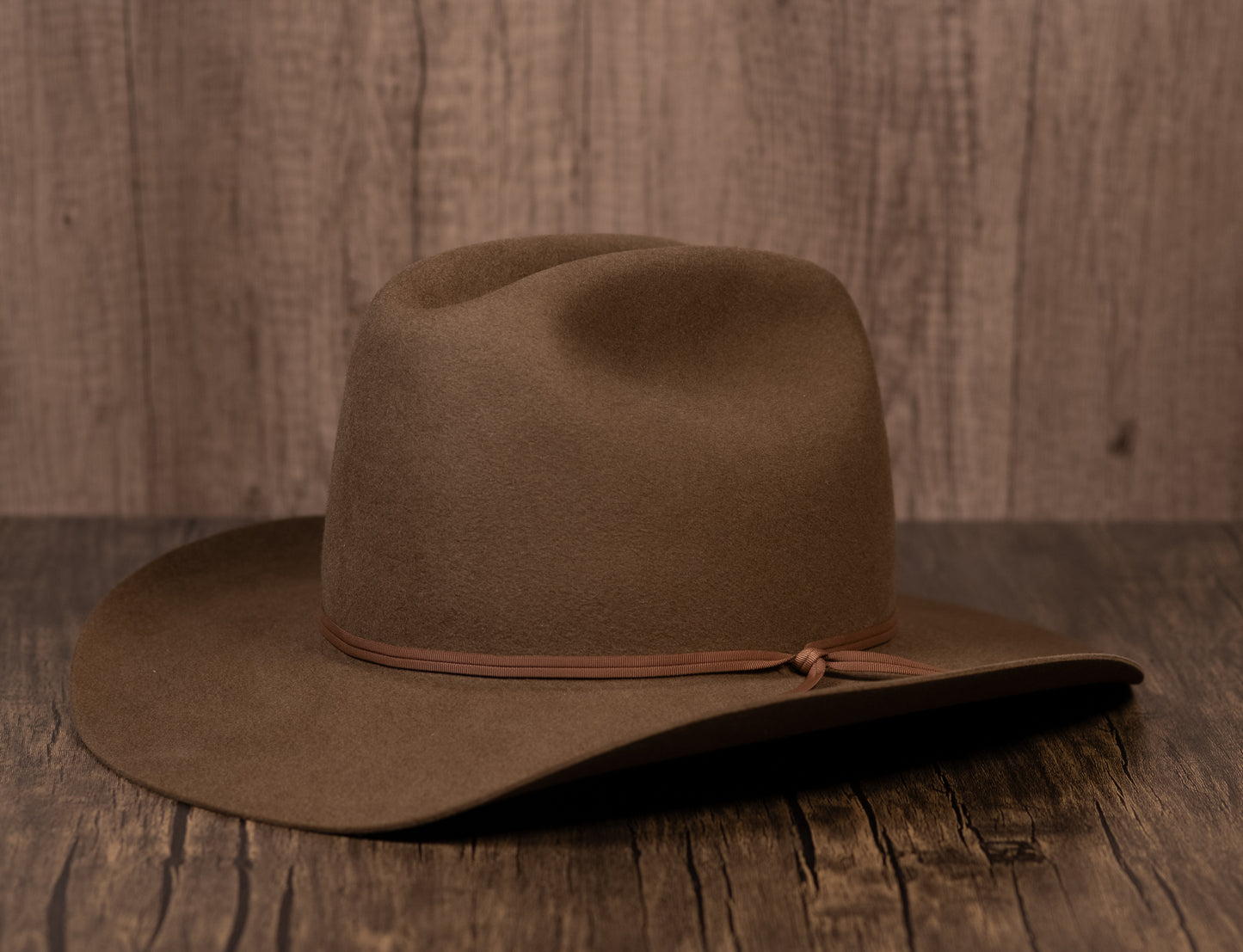 Pecan Beaver Fur Cowboy Hat