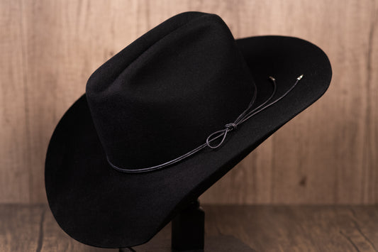 Black Beaver Fur Cowboy Hat