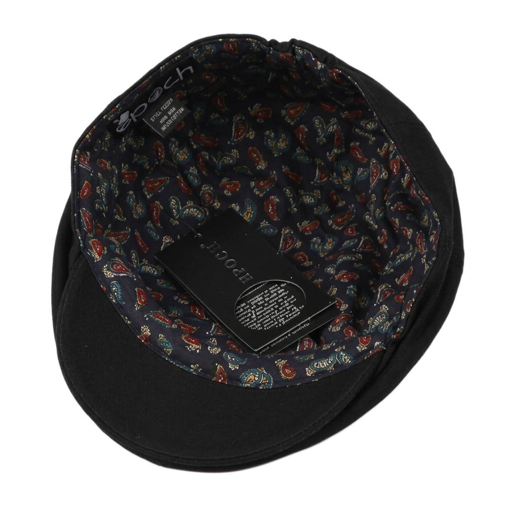 Black Cotton Ivy Cap