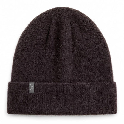 Brushed Alpaca Beanie - Blackberry