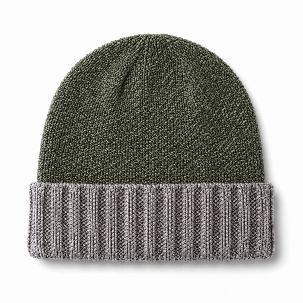 Alpaca Trail Cuff Beanie - Olive
