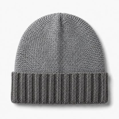 Alpaca Trail Cuff Beanie - Steel